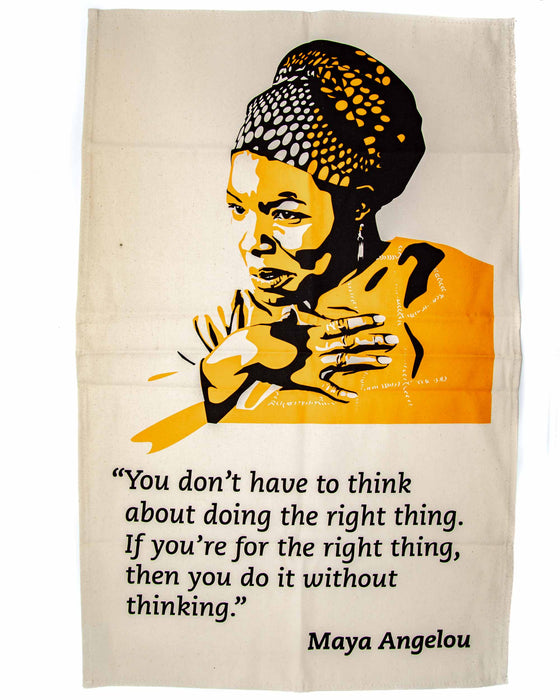 Radical Tea Towel - Maya Angelou - Mortise And Tenon