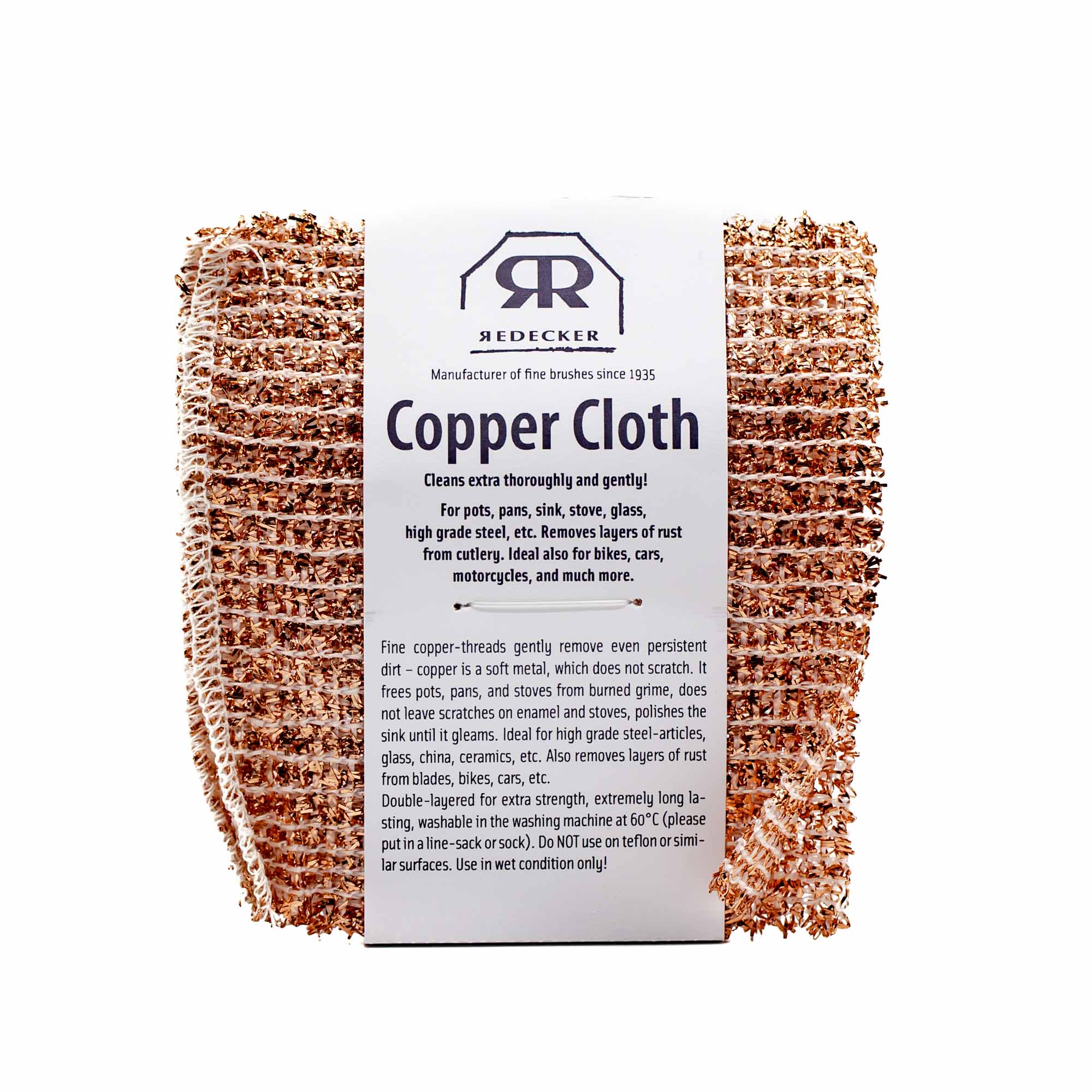 Redecker Copper Cleaning Cloth - Mortise And Tenon