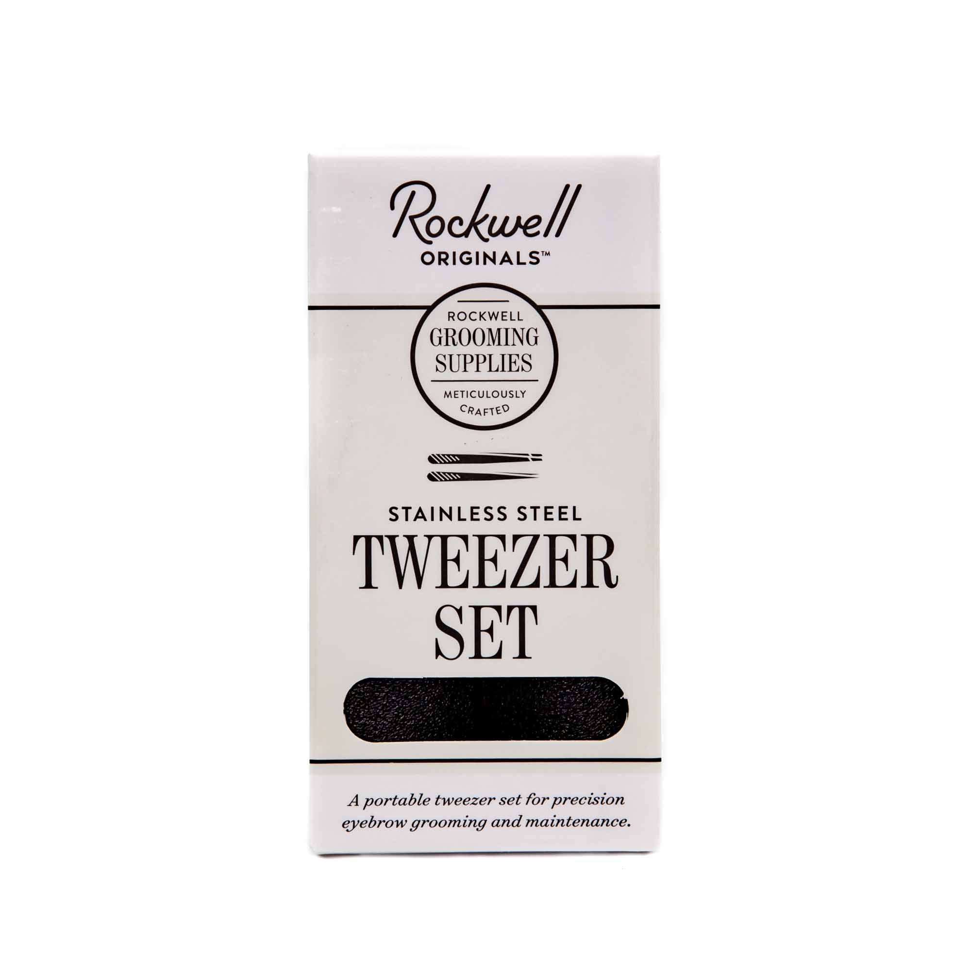 Rockwell Stainless Steel 2 Piece Tweezer Set - Mortise And Tenon