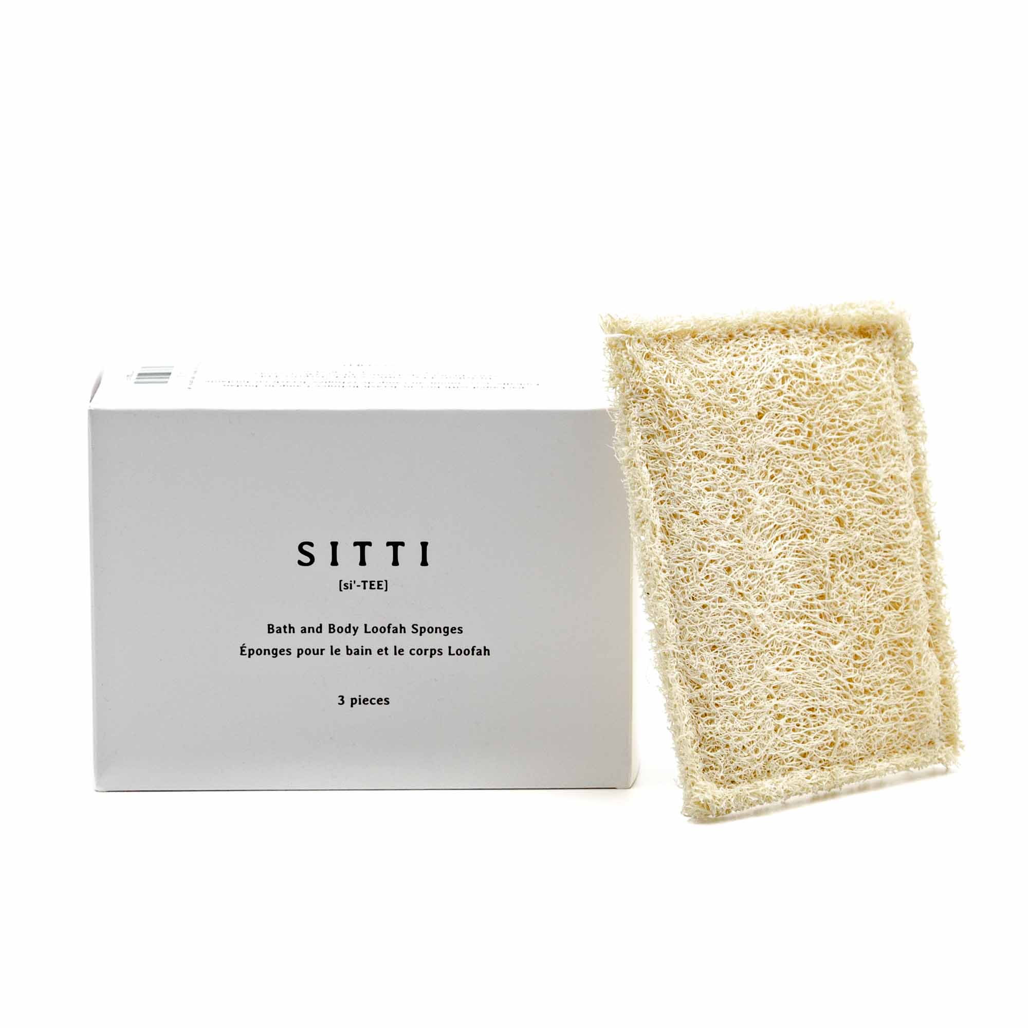 Sitti Bath and Body Natural Loofah Sponge - Set of 3 - Mortise And Tenon