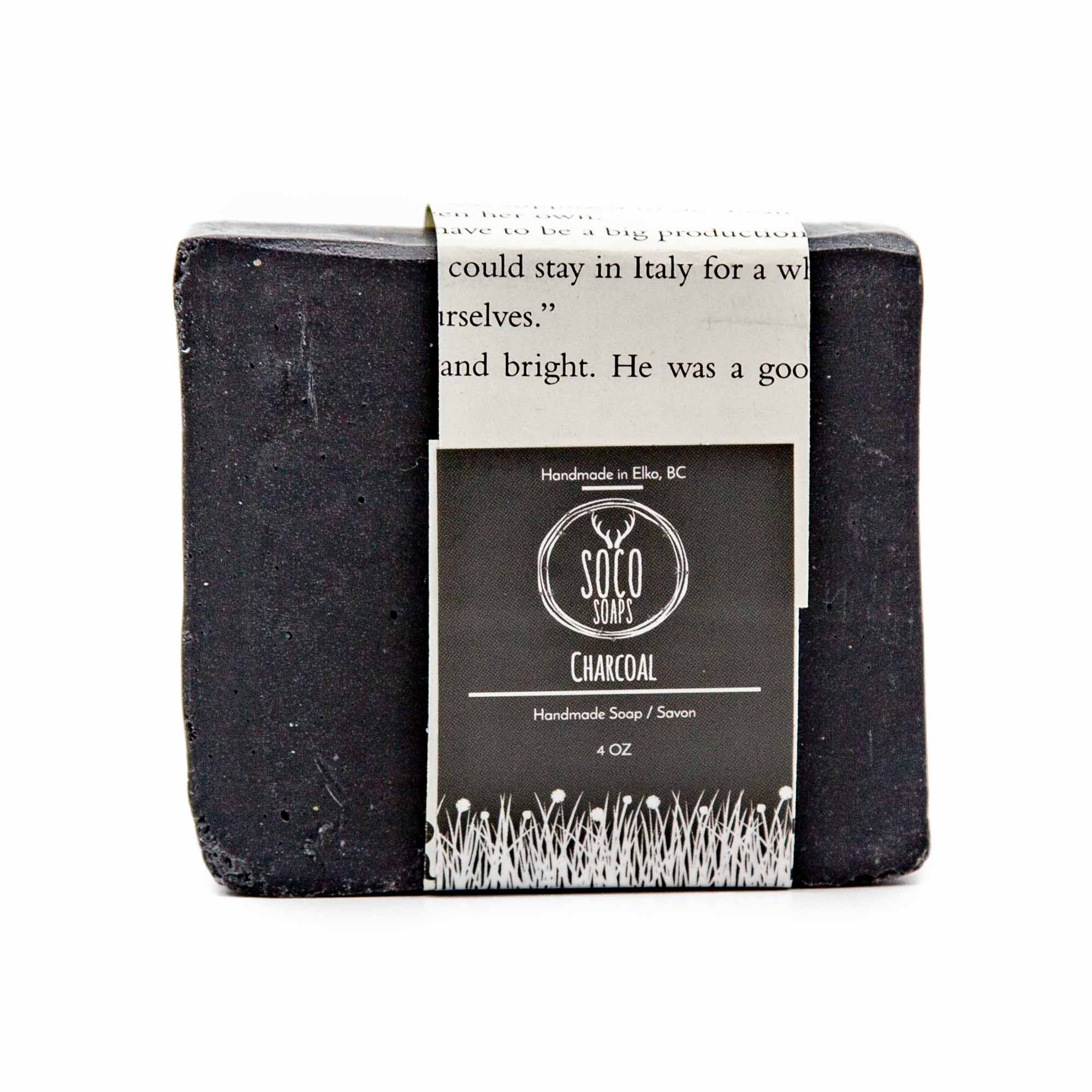 Soco Soaps Charcoal Face + Body Soap - Mortise And Tenon