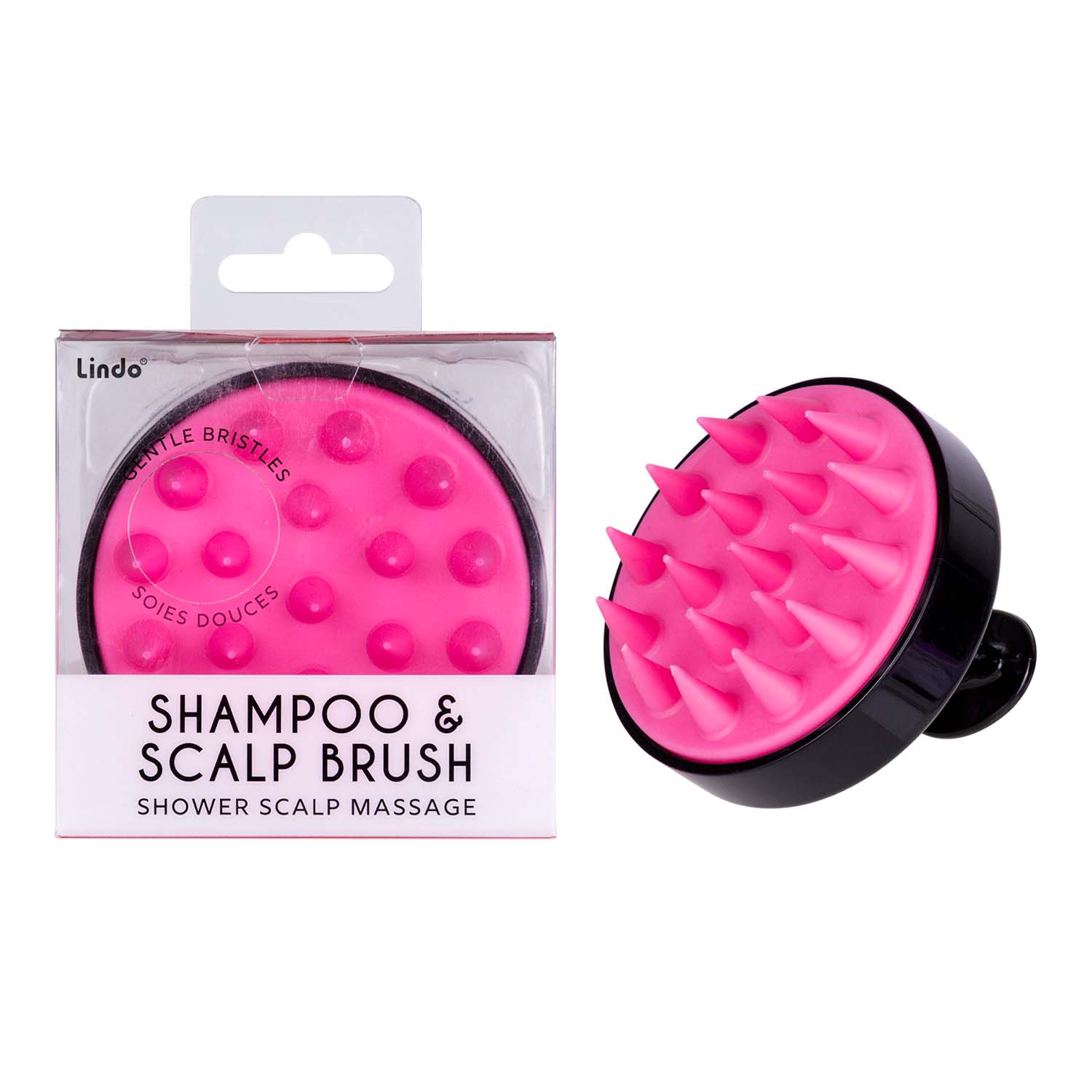 Lindo Shampoo & Scalp Brush - Shower Scalp Massage - Mortise And Tenon