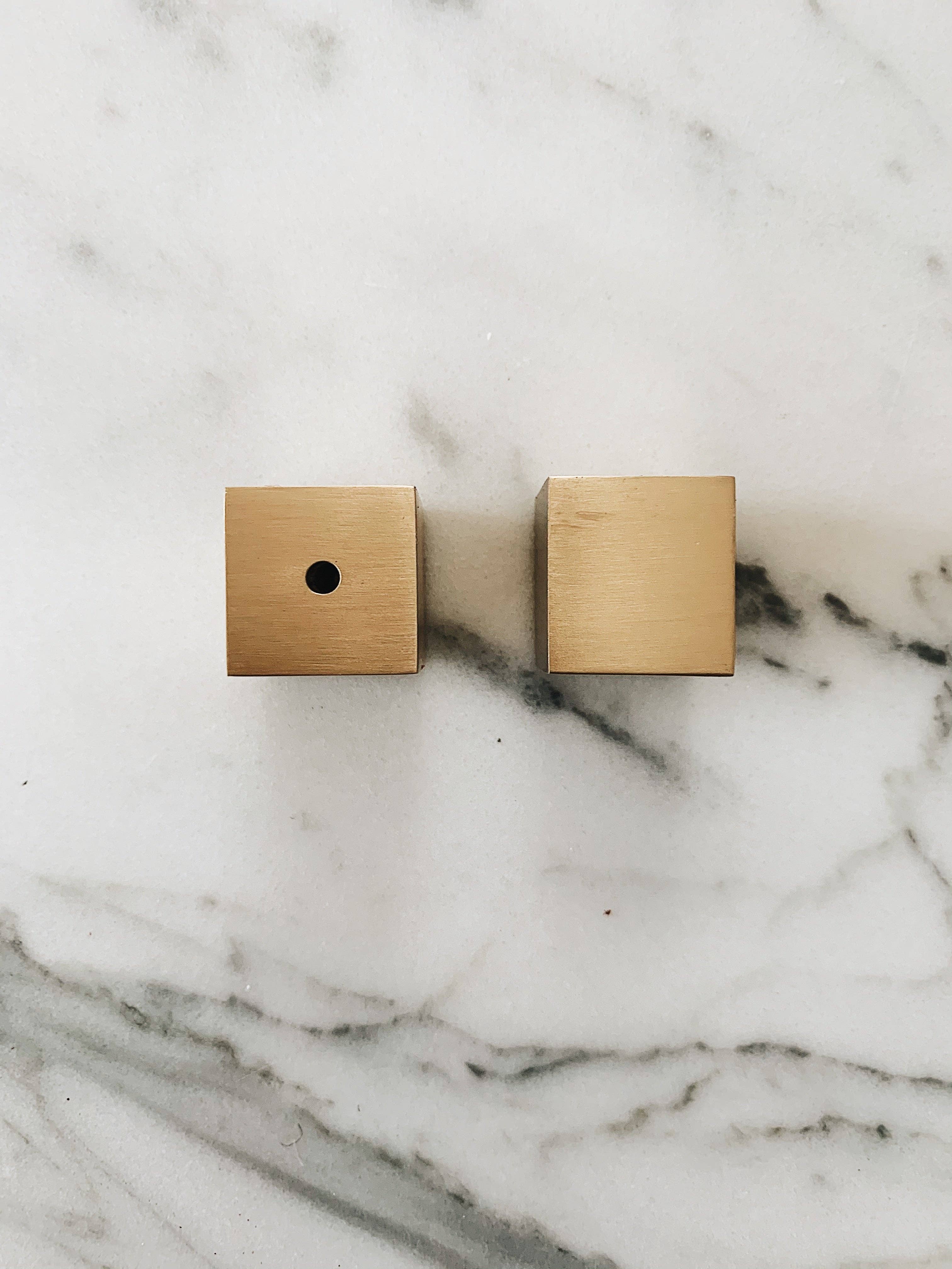 Minimalist Brass incense holder - Mortise And Tenon