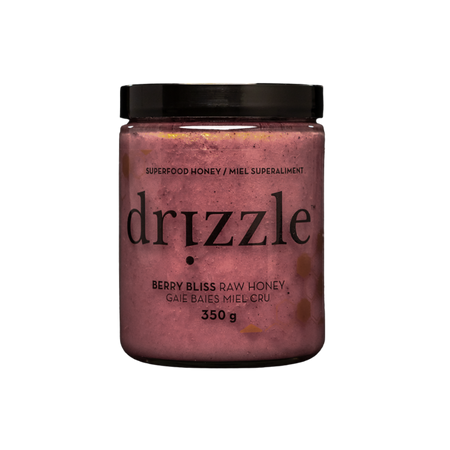 Drizzle Berry Bliss Superfood Honey - 350 g (12 oz) - Mortise And Tenon