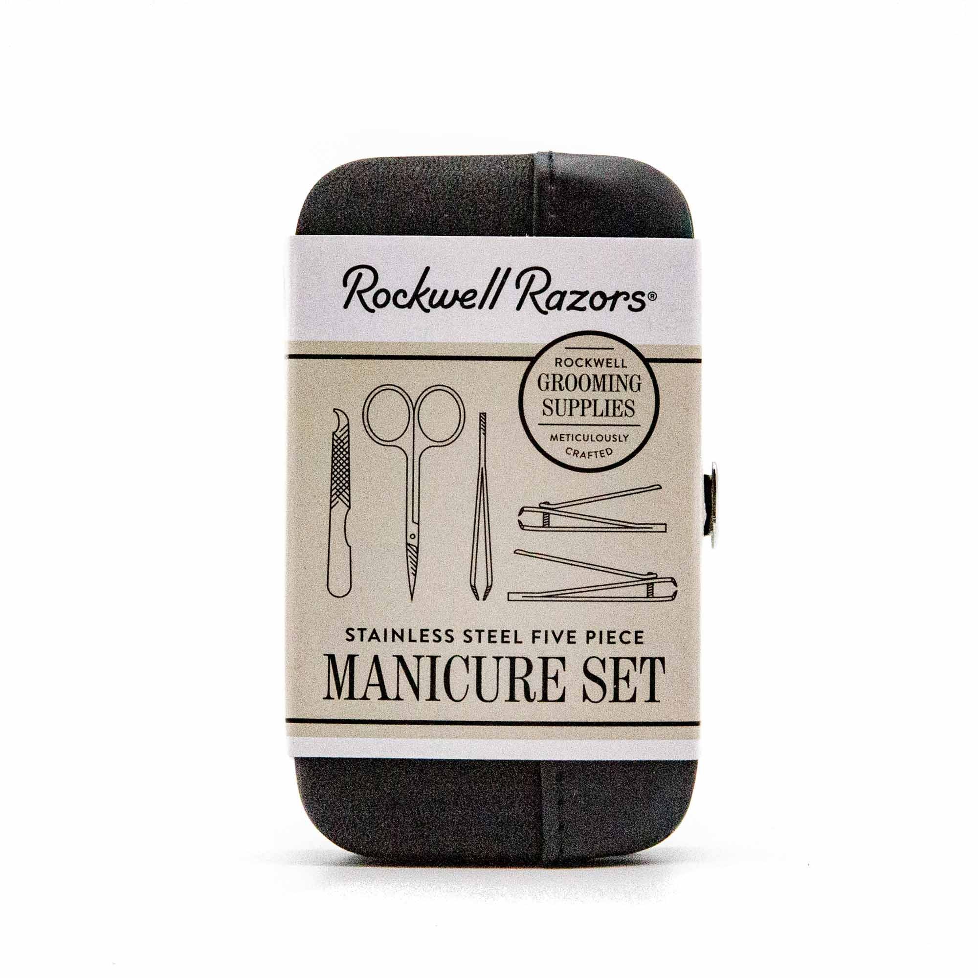 Rockwell Razors Stainless Steel Five Piece Manicure Set - Mortise And Tenon